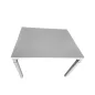 STEELCASE│Bureau droit télescopique L100 Pieds gris alu│modèle Kalidro