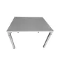 STEELCASE│Bureau droit télescopique L100 Pieds gris alu│modèle Kalidro