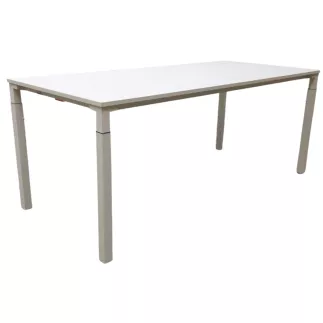 STEELCASE│Bureau droit L 160 Pieds gris alu│Modèle Kalidro