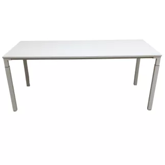 STEELCASE│Bureau droit H 71.5 L 180 pieds blancs│Modèle Kalidro