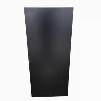 LISTA│Classeur à dossiers suspendus 4 tiroirs double largeur Profondeur 60 cm - Noir brillant