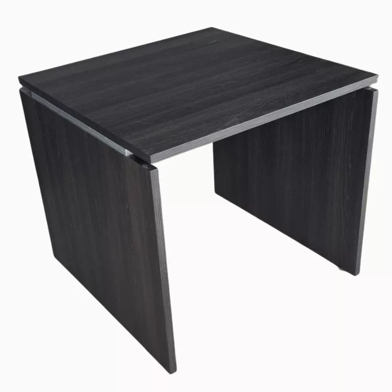 MOKA│Table d'appoint - Bureau│L 80 x p 80│Chêne Café