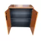 SANMA│Armoire Basse portes battantes L100│Poirier/Gris anthracite SANMA│Armoire Basse portes battantes L100│Poirier/Gris anthracite