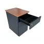 EOL│Caisson hauteur bureau │3 Tiroirs│Poirier/Gris anthracite