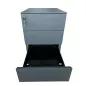 EOL│Caisson sous bureau │3 Tiroirs│Gris anthracite/Noir