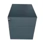 EOL│Caisson sous bureau │3 Tiroirs│Gris anthracite/Noir