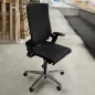 WILKHAHN│Fauteuil de travail Tissu Noir/ Pied chromé