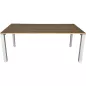 STUL│Bureau L180 x p80 x H 72 cm│Walnut / Gris alu