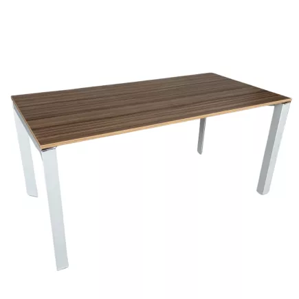 STUL│Bureau L160 x p80 x H74 cm│Walnut / Gris alu