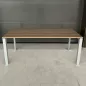 STUL│Bureau L180 x p80 x H 72 cm│Walnut / Gris alu