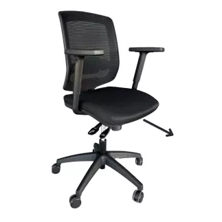 NEW EASY'R│Fauteuil de travail avec soutien lombaire et placet réglable
