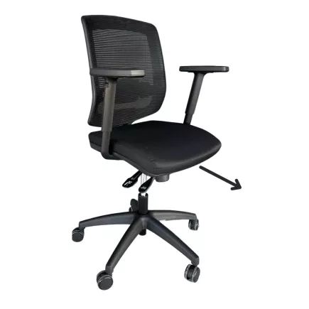 NEW EASY'R│Fauteuil de travail avec soutien lombaire et placet réglable