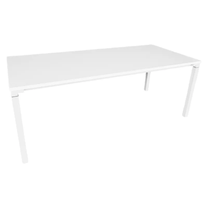 STEELCASE│Bureau droit Hauteur fixe L 180│Modèle Kalidro│Blanc/Blanc