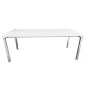 STEELCASE│Bureau droit Hauteur réglable L 180│Modèle Kalidro│Blanc/Gris alu