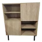 PRESTIGE│Rangement 2 portes L 100 │Chêne Nebraska PRESTIGE│Rangement 2 portes L 100 │Chêne Nebraska