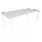 STEELCASE│FRAMEONE│Bureau droit pieds triangle L 180│Blanc/Blanc STEELCASE│FRAMEONE│Bureau droit pieds triangle L 180│Blanc/Blanc