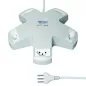 STEFFEN│Multiprise STAR 5xT13 + 2xUSB-A 3m gr/bl STEFFEN│Multiprise STAR 5xT13 + 2xUSB-A 3m gr/bl