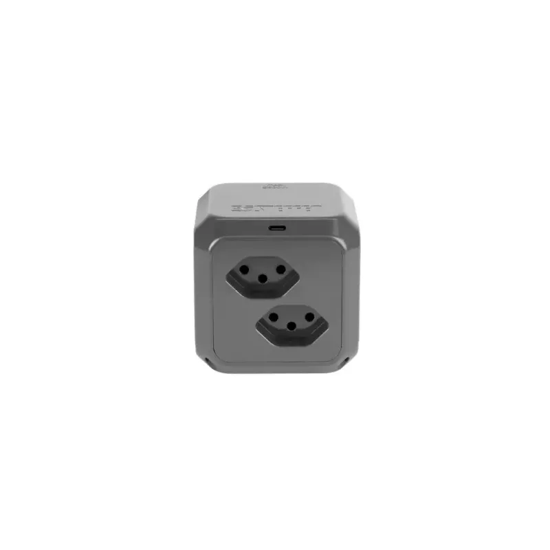 STEFFEN│Cube Multiprises anthracite USB C STEFFEN│Cube Multiprises anthracite USB C