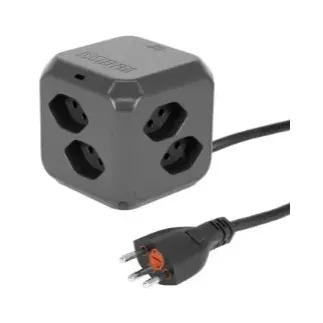 STEFFEN│Cube Multiprises anthracite USB C