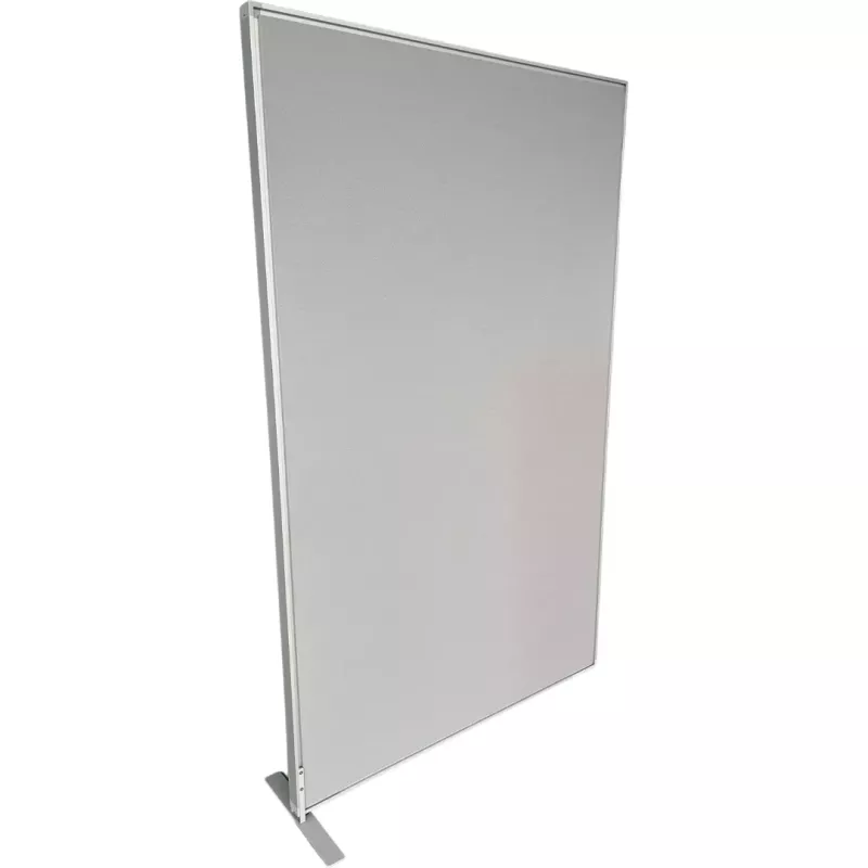 STEELCASE│Cloison L120xH200 cm│Gris clair/Gris alu STEELCASE│Cloison L120xH200 cm│Gris clair/Gris alu