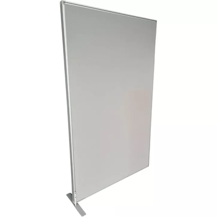 STEELCASE│Cloison L120xH200 cm│Gris clair/Gris alu