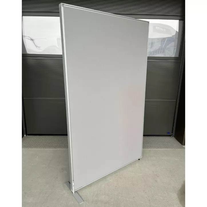 STEELCASE│Cloison L120xH200 cm│Gris clair/Gris alu