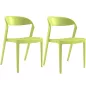 Lot de 2 MARCEAU │Siège de collectivité - visiteurs │Lemon Lot de 2 MARCEAU │Siège de collectivité - visiteurs │Lemon