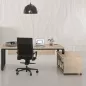 PRESTIGE│Bureau Direction avec meuble retour ouvert