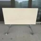 HAWORTH│Table abattante 140x70│Erable blanc/Gris alu HAWORTH│Table abattante 140x70│Erable blanc/Gris alu