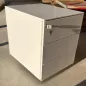 STEELCASE│Caisson sous bureau 3 tiroirs - 666│Profondeur 54 cm│Blanc / Noir STEELCASE│Caisson sous bureau 3 tiroirs - 666│Profondeur 54 cm│Blanc / Noir