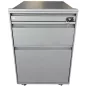 LO LISTA│Caisson sous bureau 964 - 3 Tiroirs │Profondeur 60 cm│Gris anthracite/Gris clair LO LISTA│Caisson sous bureau 964 - 3 Tiroirs │Profondeur 60 cm│Gris anthracite/Gris clair