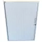LO LISTA│Armoire rideau L 80 x H 110 cm│Gris Alu/Erable blanc LO LISTA│Armoire rideau L 80 x H 110 cm│Gris Alu/Erable blanc