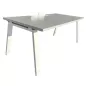 ALEA│Bureau L 180 x p 80 x H 65 cm│Gris clair / Blanc