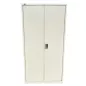 LO LISTA│Armoire Haute portes rentrantes L 100 x p 40 x H 195 cm│Beige/Gris clair LO LISTA│Armoire Haute portes rentrantes L 100 x p 40 x H 195 cm│Beige/Gris clair