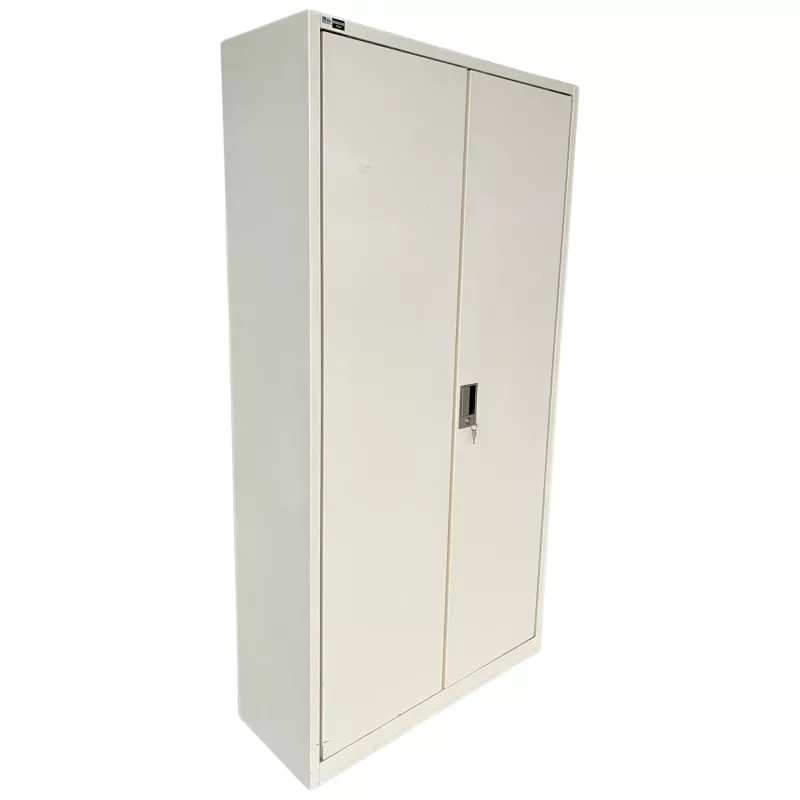 LO LISTA│Armoire Haute portes rentrantes L 100 x p 40 x H 195 cm│Beige/Gris clair LO LISTA│Armoire Haute portes rentrantes L 100 x p 40 x H 195 cm│Beige/Gris clair