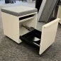 SITAG SYSTEM│Caisson sur roulettes avec top coussin tissu │Profondeur 40 cm│Blanc/Gris clair SITAG SYSTEM│Caisson sur roulettes avec top coussin tissu │Profondeur 40 cm│Blanc/Gris clair