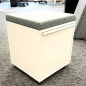 SITAG SYSTEM│Caisson sur roulettes avec top coussin tissu │Profondeur 40 cm│Blanc/Gris clair SITAG SYSTEM│Caisson sur roulettes avec top coussin tissu │Profondeur 40 cm│Blanc/Gris clair