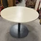 LO LISTA│Table ronde ø 100 cm│Erable blanc / Anthracite