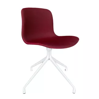 DECO-B│Lot de 2 Chaises d'accueil / collectivité│Tissu Bordeaux