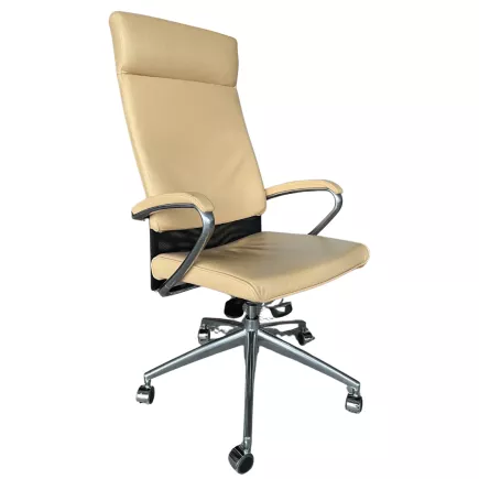 CUBE│Siège de direction│Cuir Beige
