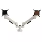 SITAG│Support Ecran articulé 2 écrans standard│Blanc SITAG│Support Ecran articulé 2 écrans standard│Blanc