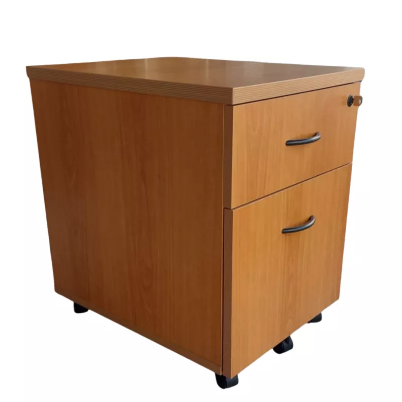 EOL│Caisson sous bureau│2 tiroirs 64│Profondeur 54 cm│Poirier cuivré EOL│Caisson sous bureau│2 tiroirs 64│Profondeur 54 cm│Poirier cuivré