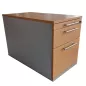 HAWORTH│Caisson sous bureau│3 tiroirs 964│Profondeur 80 cm│Hêtre / Alu HAWORTH│Caisson sous bureau│3 tiroirs 964│Profondeur 80 cm│Hêtre / Alu