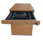 HAWORTH│Caisson sous bureau│3 tiroirs 964│Profondeur 80 cm│Hêtre / Alu HAWORTH│Caisson sous bureau│3 tiroirs 964│Profondeur 80 cm│Hêtre / Alu