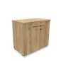 QUIETUDE│Armoire portes battantes L 80 cm x H 72-104-136-201 cm│8 Coloris à choix