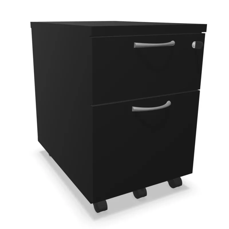 COMFORT│Caisson 2-3 tiroirs mélaminé sous bureau│L 42 x p 59 x H 60 cm