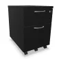 COMFORT│Caisson 2-3 tiroirs mélaminé sous bureau│L 42 x p 59 x H 60 cm