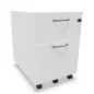 COMFORT│Caisson 2-3 tiroirs mélaminé sous bureau│L 42 x p 59 x H 60 cm
