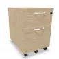COMFORT│Caisson 2-3 tiroirs mélaminé sous bureau│L 42 x p 59 x H 60 cm