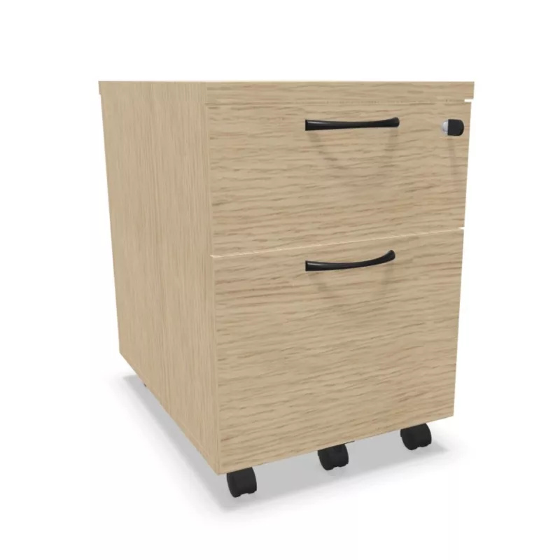 COMFORT│Caisson 2-3 tiroirs mélaminé sous bureau│L 42 x p 59 x H 60 cm